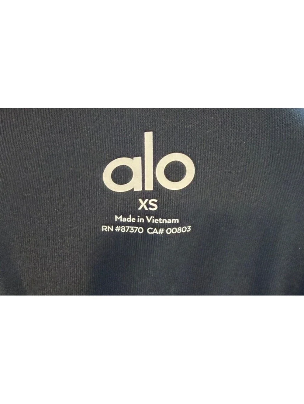 ALO Striped Mesh Synergy Long Sleeve Dress Black Women’s XS